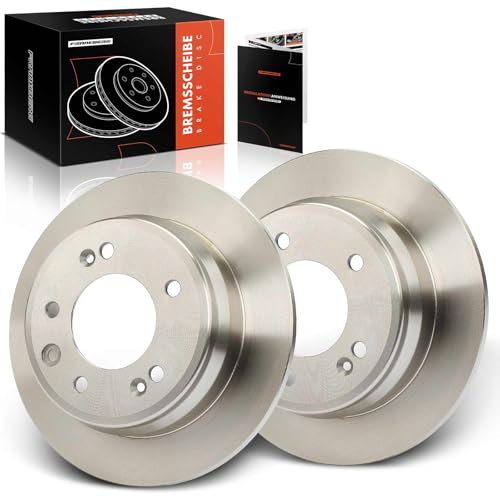 Frankberg Brake Disc Set incl. 2x Discs Rear Solid Ø262mm Compatible with i30 FD Sportage SL Cee'D Hatchback ED Pro Cee'D ED Replace# 584111H300