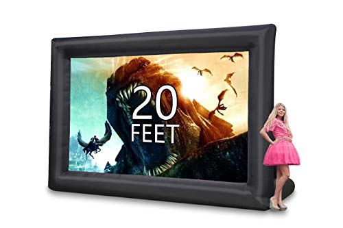 Cheap Inflatable Screen Outdoor and Indoor Theater Projector Screen - Canvas Projection Screen - Movie Cinema is Guaranteed to Thrill and Excite. Includes Inflation Fan, Tie-Downs and Storage Bag¡ (20FEET) Limited Inflatable Screen Outdoor and Indoor Theater Projector Screen - Canvas Projection Screen - Movie Cinema is Guaranteed to Thrill and Excite. Includes Inflation Fan, Tie-Downs and Storage Bag¡ (20FEET)