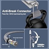 Aux Cable for iPhone in Car, 3.5mm Jack Aux to Lightning Cable for Car Stereo/Headphones/Speaker, Aux Cord Audio Aux Lead Compatible with iPhone 14/14 Pro/14 Pro Max/14 Plus/13/12 Mini/11/XS/XR/X/8/7 - Image 5