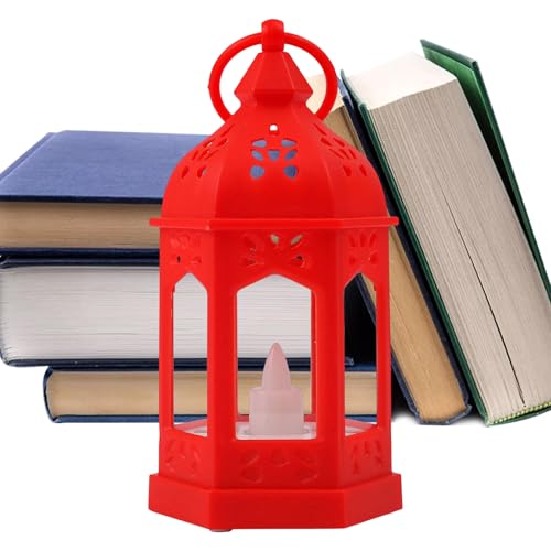 Lámpara Linterna Marroquí, Para Interior Y Exterior Alimentada Por Batería Estilo Vintage Decorativo, Portalinternas para Decoración de Bodas, Para Fiestas Bodas Mesas De Café Dormitorio Y Sala De Est