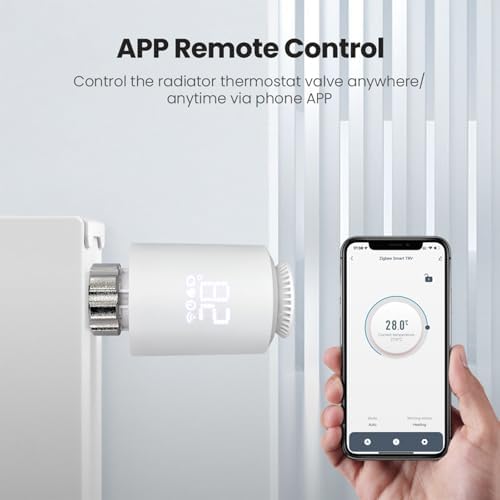 Bild 4 - Heizkörperthermostat, Smart Thermostat, Programmierbar Heizungsthermostat Unterstützen Alexa, Google Home Sprachsteuerung und Smart Life App Fernbedienung, Einfache Installation, Smart Home (3 Stück)