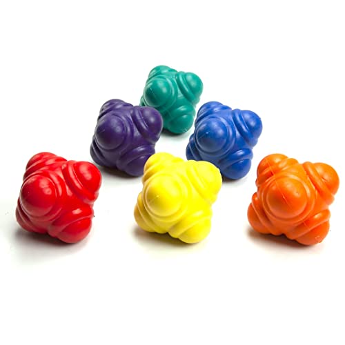 Gsi Bounce Reaction Balls For Agility Reflex And Coordination Training (72 Mm) (Pack Of 6) #TOP21