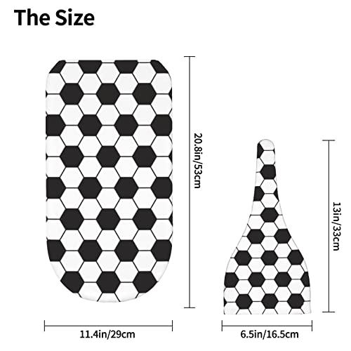 Soccer Baby Stuff Swaddle Blanket With Beanie Set, Soft And Stretchy Soccer Print Receiving Blanket Swaddle Sack For Boy And Girl Gift #TOP3