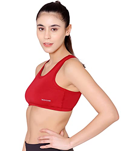 Image of BODYCARE Women's Cotton Padded Wire Free Sports Bra
