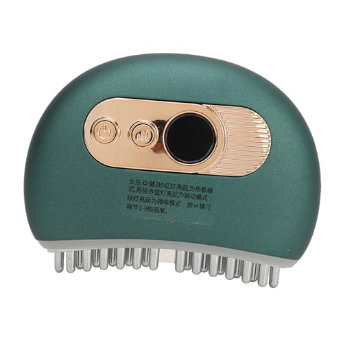 Escova Meridiana Elétrica, Compressa de Calor Vibratória de 600mAh Escova Meridiana Elétrica Portáti