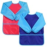 FEMONGY 2 pièces Tablier peinture enfant, Blouse peinture enfant...