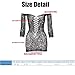 Tosmifairy Women's Mini Fishnet Lingerie Dress Sexy Off The Shoulder Sleepwear Chemise Stretchy Bodysuit,One Size (White)