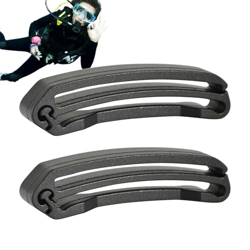 Correos de correa de correa | Clip de finalización de cintas duraderas | Set de hebillas de arquería rápida | Herramienta de gestión de correas adecuada para mochilas, equipo táctico, equipos al aire