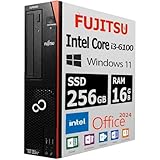【整備済み品】【MS Office H&B 2024】ESPRIMO デスクトップPC Dシリーズ 556/Core i3-6100/Win11 Pro/wajunのWIFI/Bluetooth/DVD-RW/16GB/256GB SSD