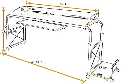 Table réglable canapé pour éviter le mal de dos bureau nomade - 3