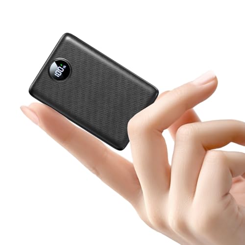 Power Bank 20000mAh, 22.5 W Mini PowerBank USB-C Input & Output, PD 3.0 QC 3.0 External Mobile Phone Batteries with LED Display, Compatible with iPhone 17 16 15 14 13