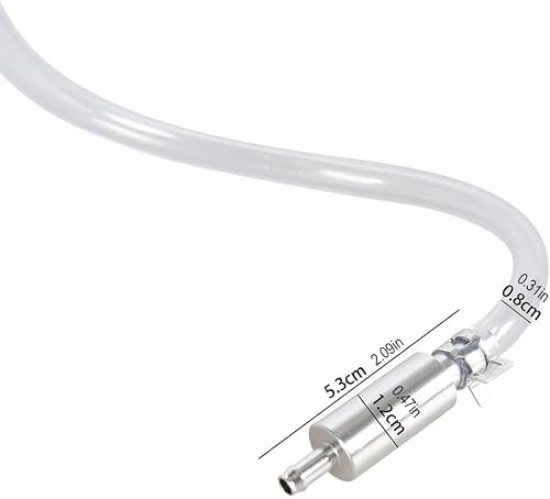 Wentoenapp Brake Bleeder Hose, Universal Clutch One Way Valve Tube Bleeding Tool, Hydraulic Brake Fluid Bleeder Replacement Hose, Vehicle Repair Accessories for Brake, Brake System Bleeding Tools