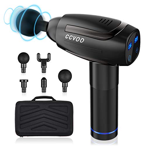 CCVOO Muscle Massage Gun Deep Tissue - Handheld Percussion Massager Gun Device