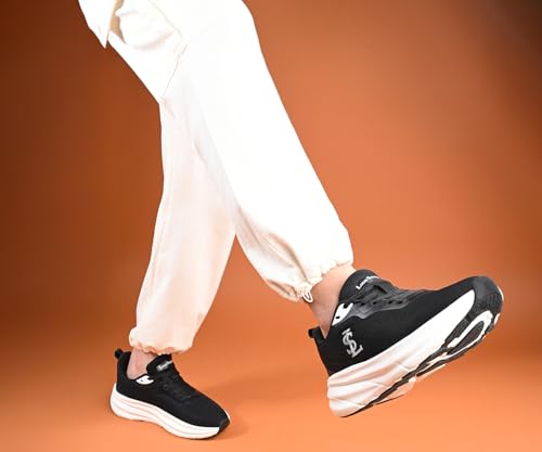 Image of LOUIS STITCH Men's Lightweight Athleisure Sport Shoes | Ultra Cushioned Sole | Casual Lace-Up Sneaker and Athleisure Wear | Perfect for Casual, Gym & Travel Wear | LS-AT-FS02