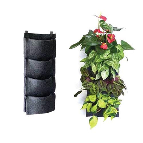 florafelt verde verticale moduli da 4 tasche - giardino pensile