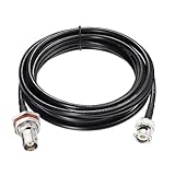 Superbat Câble RG58 BNC 7.6m Mâle à Femelle Câble Coaxial RF d'Extension 50 Ohms Coaxi...