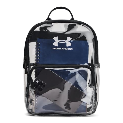 Under Armour Mochila unissex Loudon Clear para adultos, (960) transparente/preto/branco, One Size Fits Most