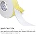 Foam Insulation Tape Adhesive, Weather Stripping for Doors,Seal,Weatherstrip,Waterproof,Plumbing,HVAC,Windows,Pipes,Cooling,Air Conditioning,Weather Stripping,Craft Tape, White (33 Ft x 1/8