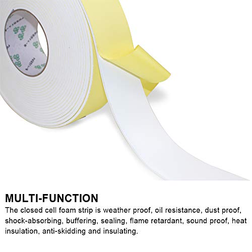 Foam Insulation Tape Adhesive, Weather Stripping for Doors,Seal