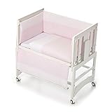 Bolin Bolon 1907244313200 Cuna Allegra blanca 5 en 1, Rosa A