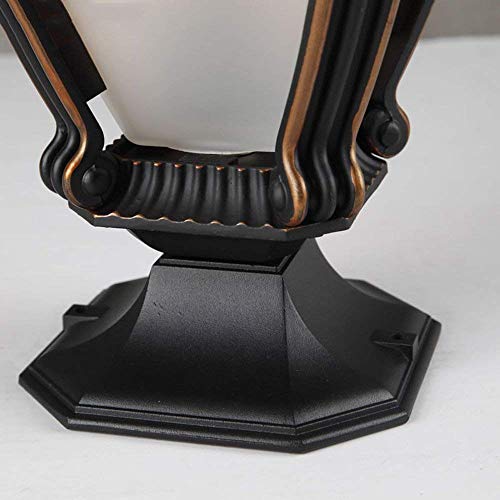 Lanterne en verre et borne lumineuse d'extérieur design E27