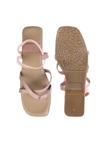 Image of SilverArrow womens Breeza Flat Sandal, Fashion Sandals with Strap, Suitable for Fusion Outfit