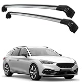 DPBXQ (1 par) Baca de Coche Coche Barras de Techo para Seat Leon ST, 5dr Estate 2017-2024 Aluminio,Q