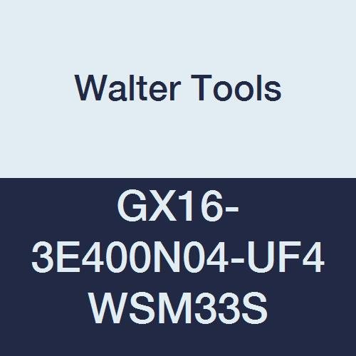 GX16-3E400N04-UF4 WSM33S Carbide Tiger-Tec Grooving Indexable Turning Insert, 1/64" Corner Radius (Pack of 10)
