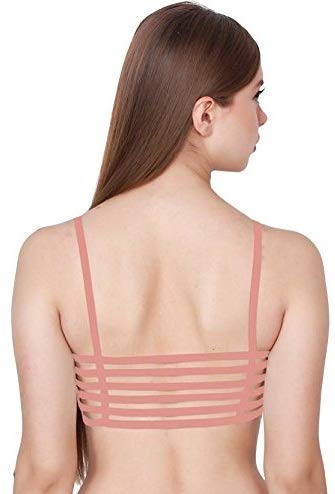 Image of Girls Cotton Lightly Padded, With Removable Pads Non-Wired Bralette Bra