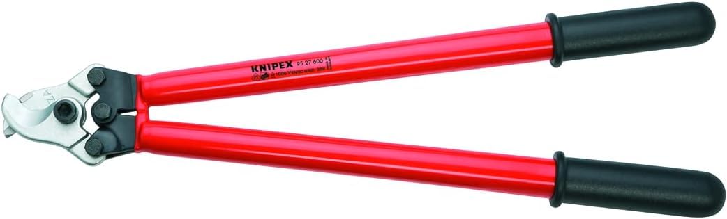 KNIPEX Kabelschere für Zweihandbedienung tauchisoliert, 95 27 600 | VDE-geprüft 600 mm
