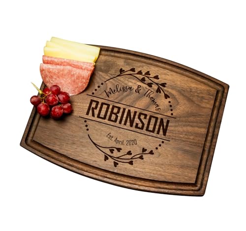 Tabla de cortar rectangular personalizada de madera