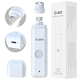 IDMD Pet Dog Nail Grinder Powerful 2-Speed Motor - Battery Indicator Light and LED Lighting - Type-C USB Rechargeable Pet Grooming Kit-Quiet Painless Paws Grinders&Trimmers for Small Medium&Large Dogs