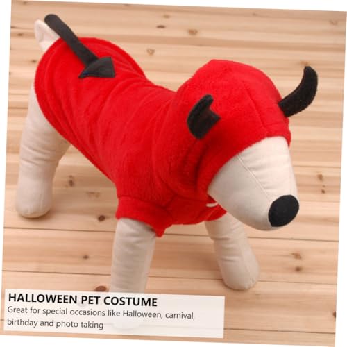 Disfraz de Diablo para perro XS con orejas y cola miniatura 6