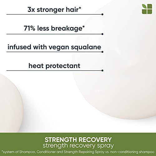 Biolage Strength Recovery Repairing Leave-In Treatment Spray | Heat Protectant & Detangler | Strengthens & Prevents Damage | For All Damaged & Sensitized Hair Types | Vegan | Cruelty-Free| 7.8 Fl. Oz. #TOP3