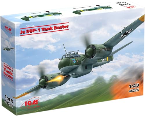 Ju 88P-1 Tank Buster maquette ICM 1:48 pour diorama militaire historique