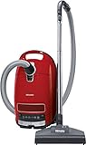 Miele SGEE1 Complete C3 Cat&Dog Aspirapolvere a traino con spazzola turbo e filtro antiodore, Rosso