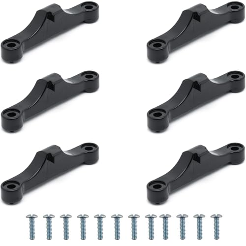 Surf turtle 6Pcs Desktop Computer AMD Motherboard CPU Fan Bracket for AM5 Motherboard Socket with 12 Screws Black