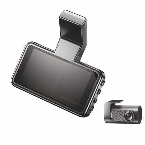 Image of DC 202D Quad HD Dual Channel Dashcam (Front+Rear - 2026 Edition) with 3 inch IPS Display | F True 2K, Rear True FHD Res | 4MP Front Camera | ADAS| with | WiFi & APP Support | G-Sensor |