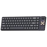 IQUNIX Magi65 Pro Low Profile Mechanical Keyboard Wireless 65% Keyboard Ultra Slim for Creamy Typing, Hot Swappable, RGB Backlit, PBT Keycaps, Aluminum Case, BT/2.4G/USB-C, Mac/Windows (Shadow Black)