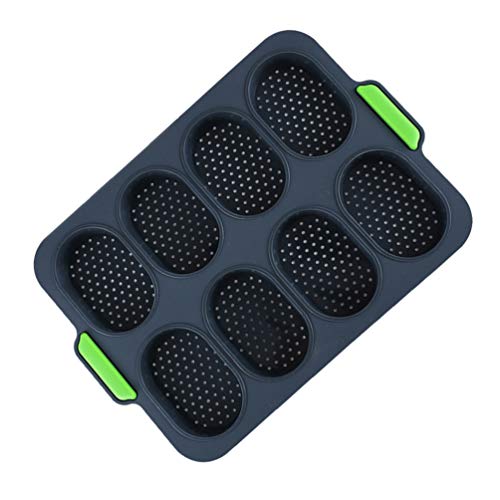 8 Rolos Moldes De Cozimento Crocantes Bagette Francesa Molde De Gelatina Assar Pão Moldes De Cachorr