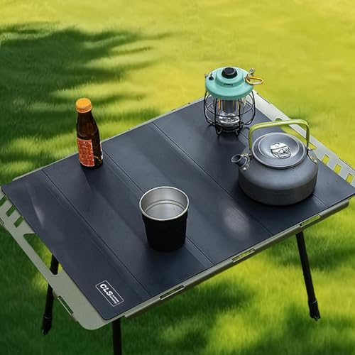 Tapis de table pliable extérieur antidérapant déperlant noir camping balcon - 8
