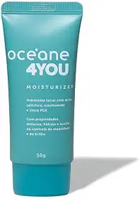 Océane Oceane Hidratante Facial Com Niacinamida E Ácido Salicílico Moisturizer 4You 50G