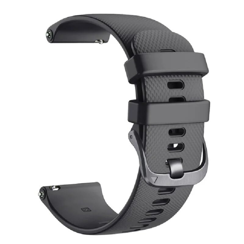 Silikonowy pasek na nadgarstek do zegarka Garmin Vivoactive 3 4 Venu SQ Vivomove HR Forerunner 158 55, 20 mm, Vivoactive 3