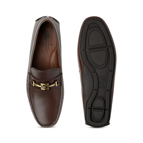 Image of U.S. Polo ASSN. Men Leather Driving Shoe
