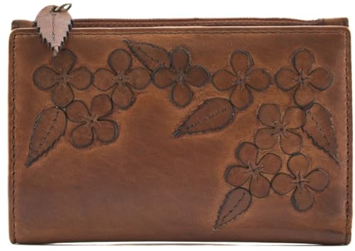 RFID portefeuille fin en cuir marron anti-piratage Mala Leather pour sécuriser vos cartes