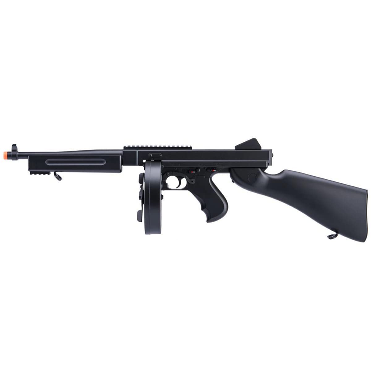 M1A1 Airsoft AEG Tommy Submachine Gun - Black-Double Eagle