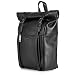 Produktbild Berliner Bags Premium Rucksack Lille aus Leder, Kurierrucksack für Damen und Herren - Schwarz