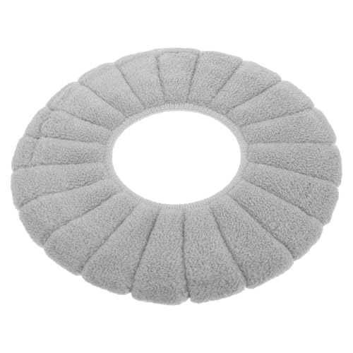 Cabilock for Your Bathroom Universal Fit Toilet Seat Cover Stretchable Washable Soft Polyester Easy Install