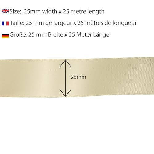 100% Polyester Double Sided Satin Ribbon for Weddings Gift Wrapping, Floral Arrangements, Crafts, Cakes, Bows, Decorations - Image 3