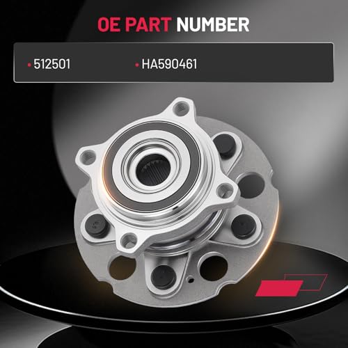 1pc 512501 BDFHYK Rear Wheel Bearing and Hub AWD by BDFHYK - Used condition - Image 4